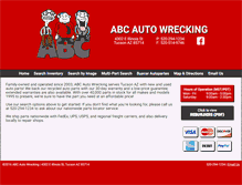 Tablet Screenshot of abcautowreckingaz.com